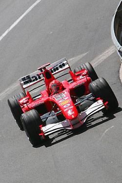 M.Schumacher in one of his last races