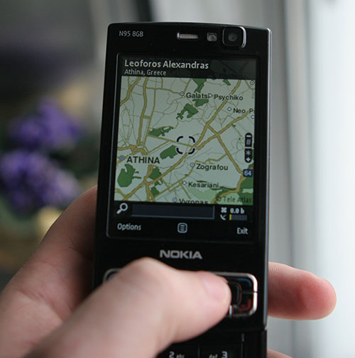 Nokia Maps 2.0 on the N95 8GB