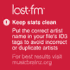 last.fm warning